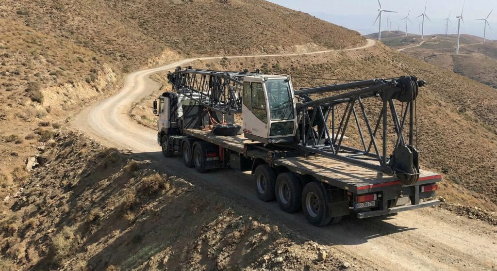logistic challenges in wine turbine transportation