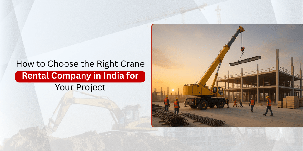 How to Choose the Right Crane Rental Company in India for Your Project